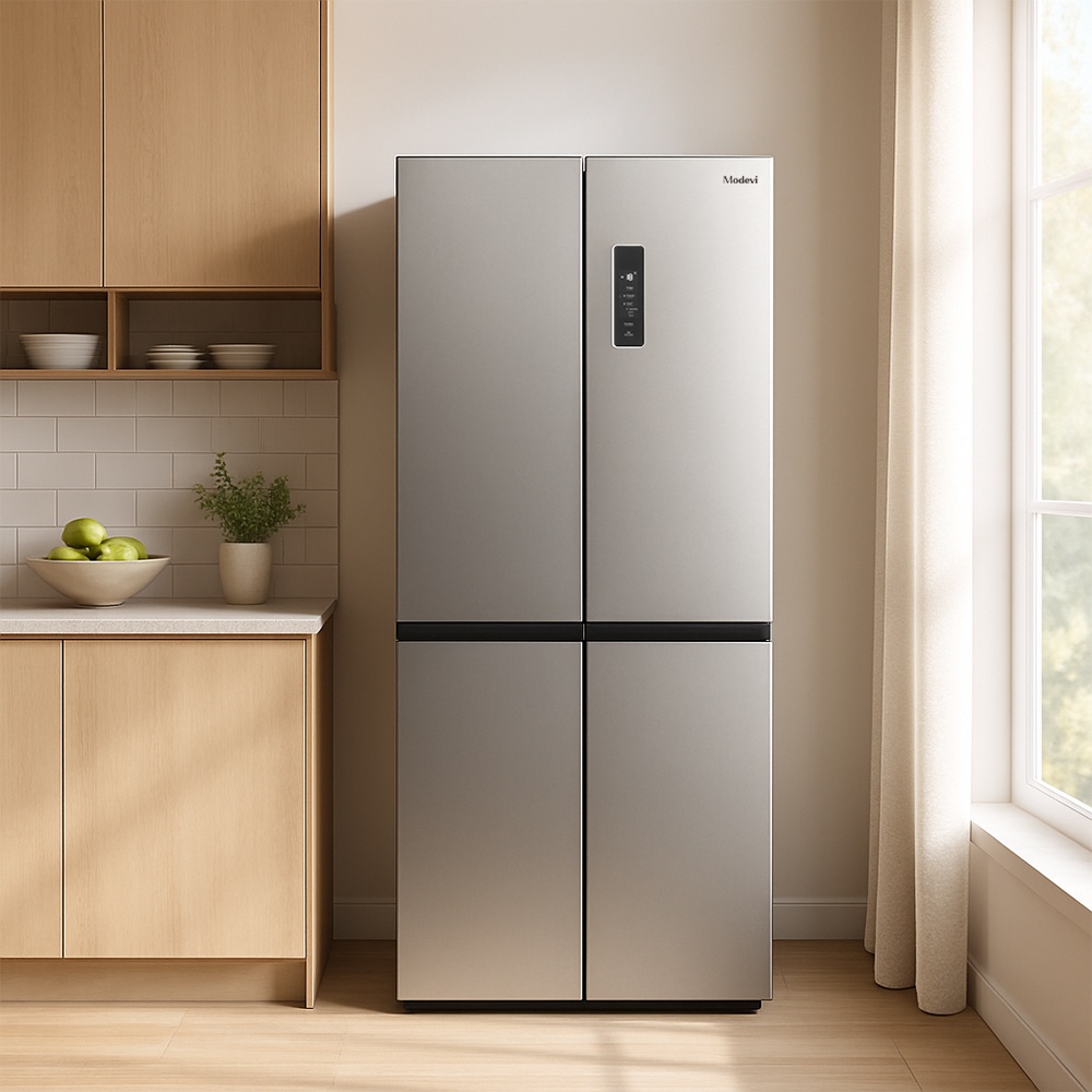 “CRK 4도어 양문형 냉장고 412L 실버메탈 MRNF412SPM1” 솔직 사용 후기, 가성비 최고템 인정