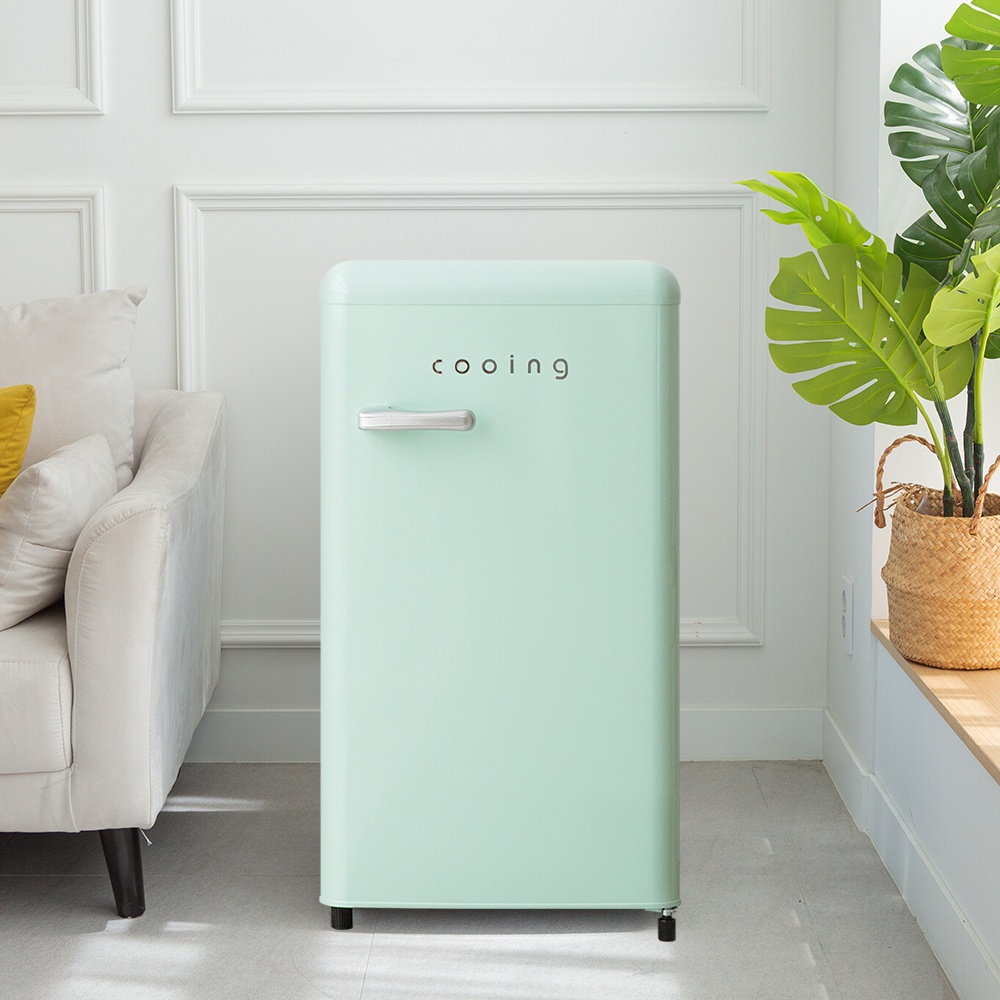 “쿠잉 레트로 미니냉장고 REF-90CN 민트” 실사용 후기 원룸과 사무실 필수템