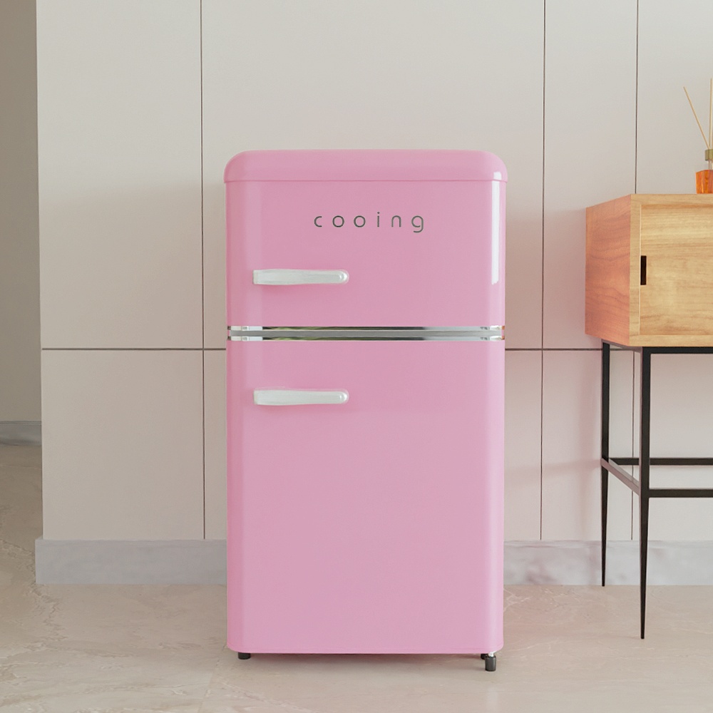 쿠잉 레트로 미니냉장고 REF-D85 2도어 솔직 사용 후기