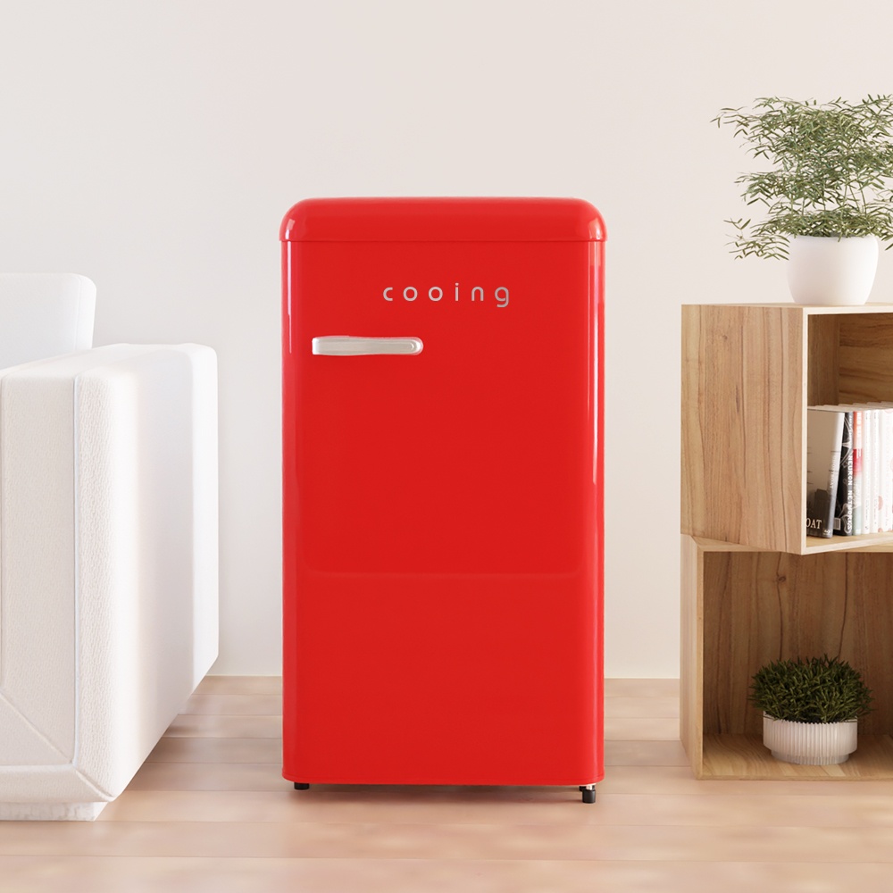 쿠잉 레트로 미니냉장고 REF-S92 사용 후기, 슬림함과 가성비 모두 갖춘 필수템