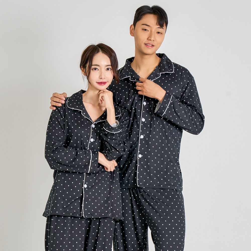“피치기모 도트 잠옷 세트 긴팔 카라 파자마 홈웨어” 장단점 총정리 실제 써보니