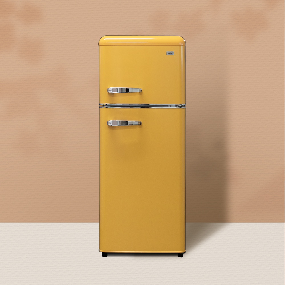 하이얼 소형 레트로 냉장고 115L HRT118MDY 방문설치 후기, 요즘 필수템